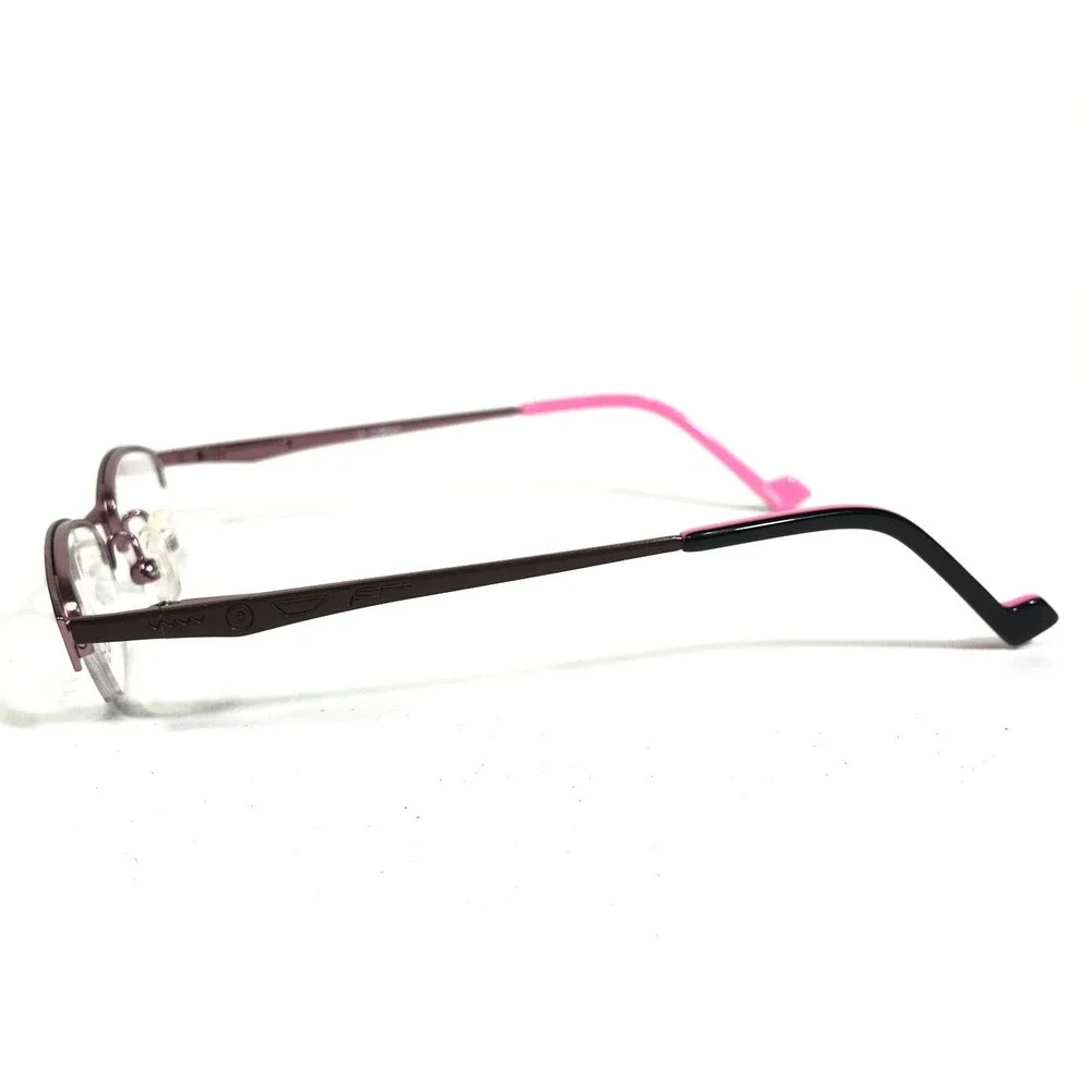 OGI Eyeglasses Frames Kids OK56/1243 Purple Rectangular Half Rim 40-18-125